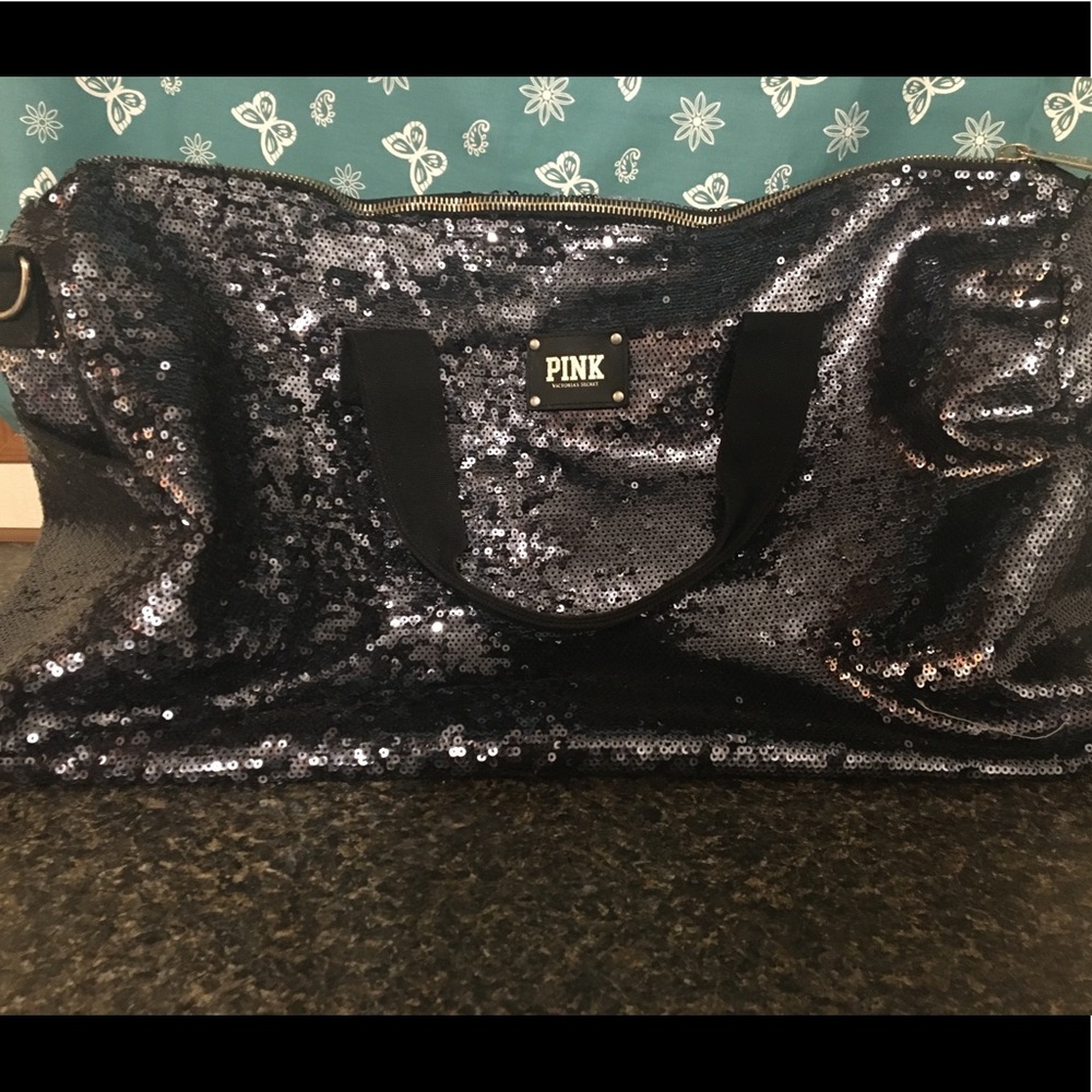 Victoria’s Secret Pink Bling/Sequined duffle bag